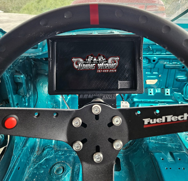 Lenovo M9 Tablet in Steering Wheel Column Mount- Tilt adjustable