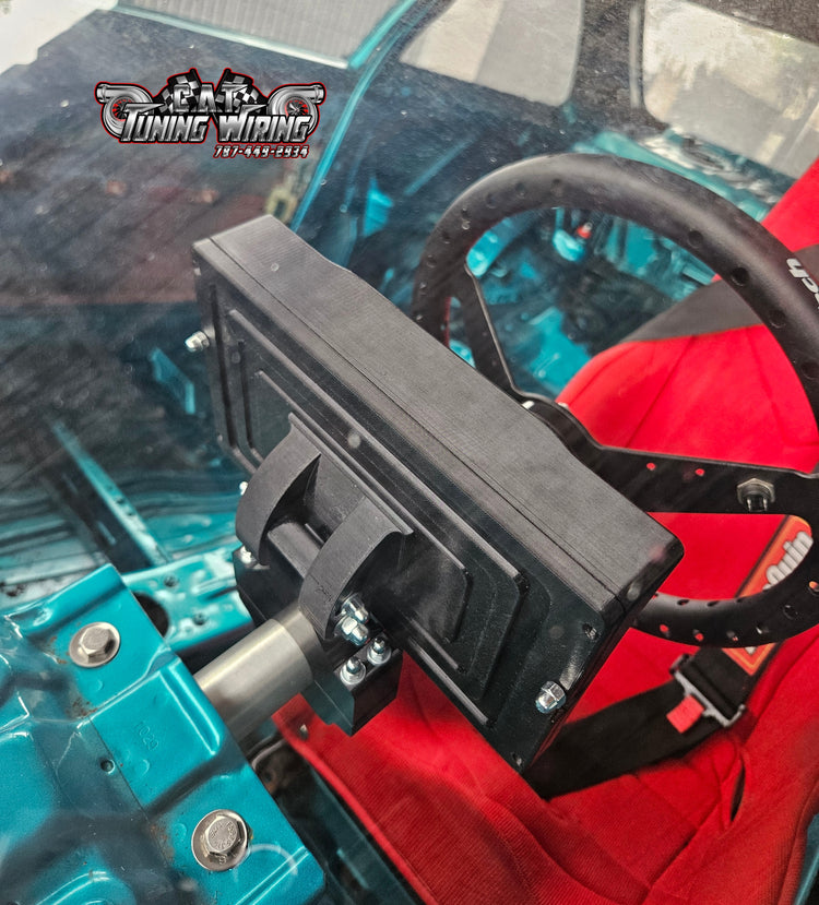Lenovo M9 Tablet in Steering Wheel Column Mount- Tilt adjustable